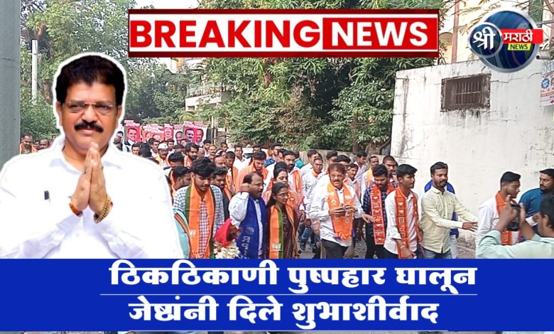 महायुतीच्या रॅलीला प्रभात चौक, समर्थ कॉलनी, ओंकारेश्वर मंदिर, महाबळ परिसर येथे उत्तम प्रतिसाद