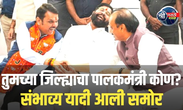 फडणवीस सरकारचा मंत्रिमंडळ विस्तार: महायुतीने पालकमंत्र्यांची नियुक्ती जाहीर केली फडणवीस सरकारचा मंत्रिमंडळ विस्तार: महायुतीने पालकमंत्र्यांची नियुक्ती जाहीर केली