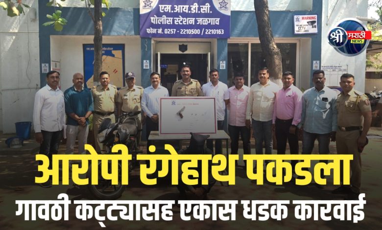 गावठी कट्ट्यासह एकास एमआयडीसी पोलिसांनी पकडले गावठी कट्ट्यासह एकास एमआयडीसी पोलिसांनी पकडले