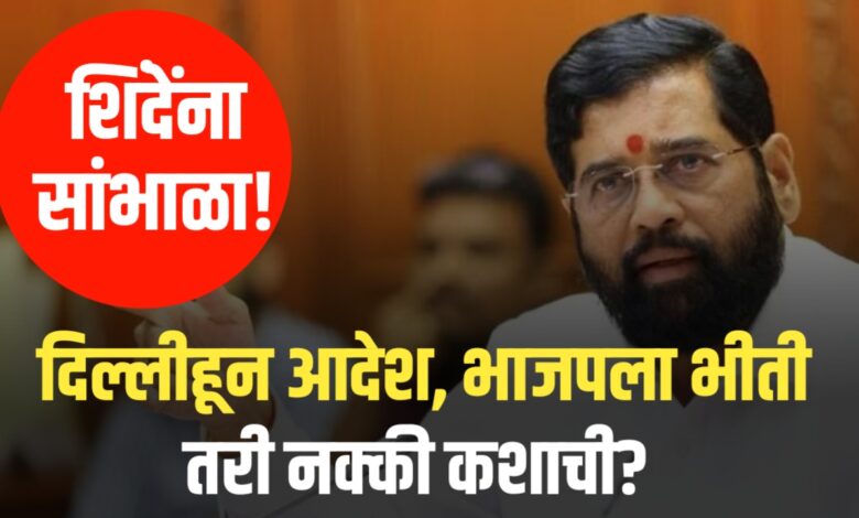 शिंदे नाराज? दिल्लीतील बैठकीत भाजपला धोक्याचा इशारा! शिंदे नाराज? दिल्लीतील बैठकीत भाजपला धोक्याचा इशारा!